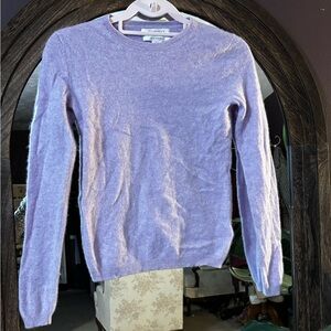 Ellen Tracy Light Purple Crewneck Sweater